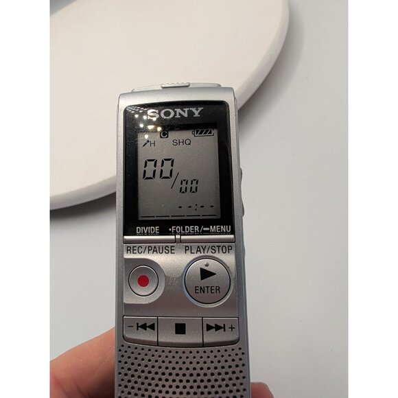 Sony Silver 2 GB Digital Voice Recorder ICD-BX800 Office school Working - Picture 7 of 8